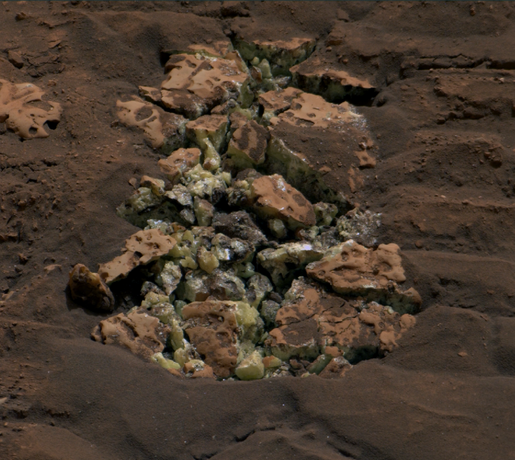 Sulfur Discovered on Mars by Curiosity Rover.