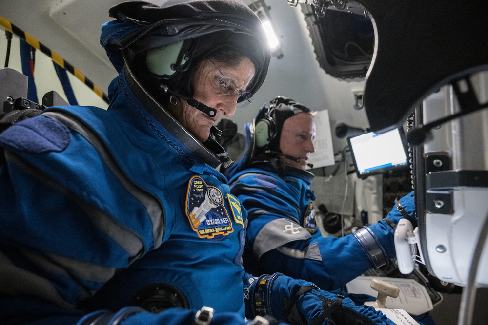 NASA Astronauts Williams and Wilmore